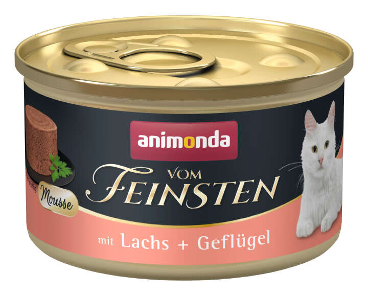 animonda Katzen-Nassfutter Vom Feinsten Adult Lachs+Geflügel